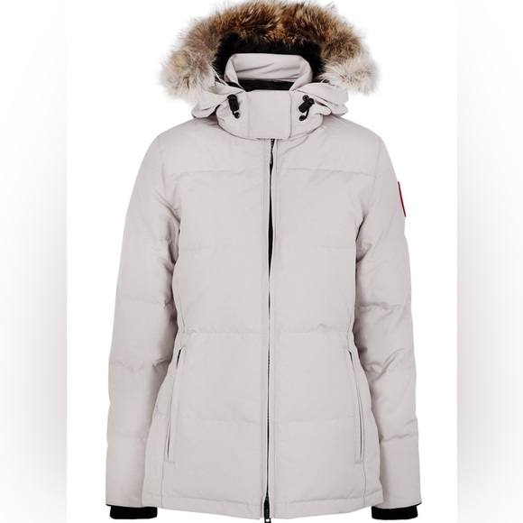 ❄️ NWT CANADA GOOSE Authentic Chelsea Heritage Parka Fur Trim Size S - Picture 13 of 14